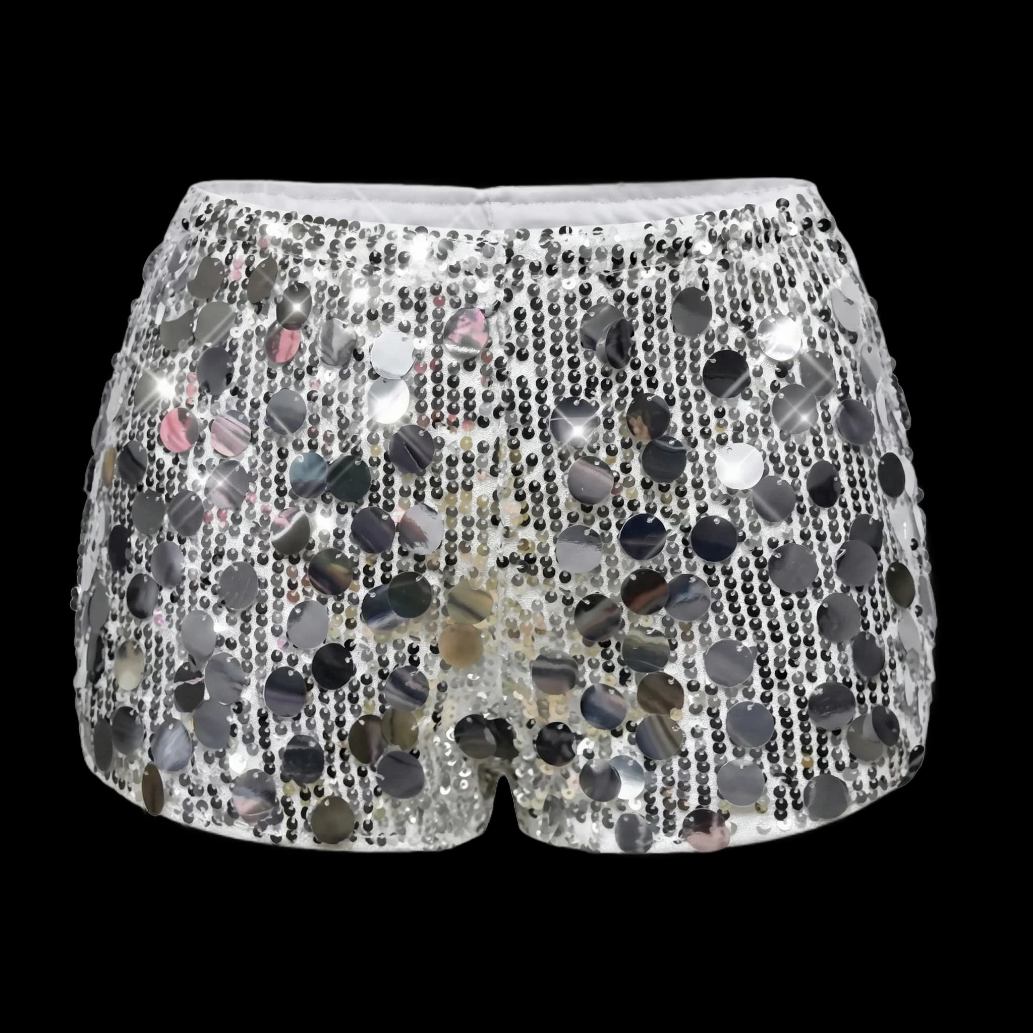 Mini Short Com Paetês E Lantejoulas Maxi