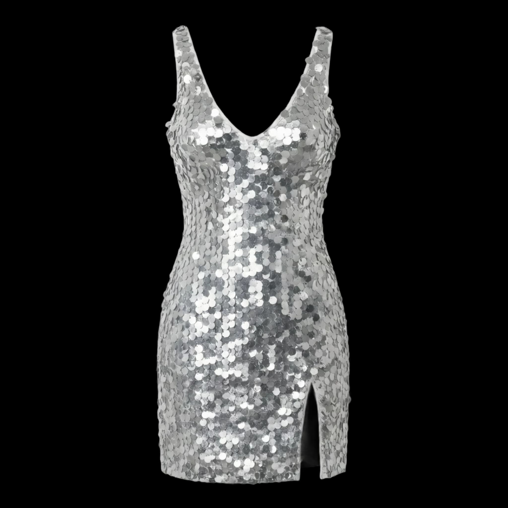 Vestido Platina Noite De Flash